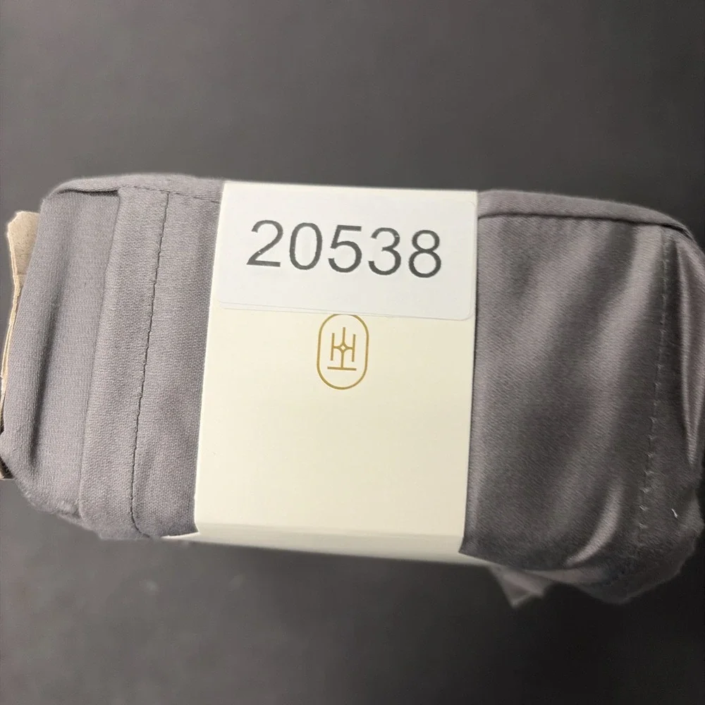 Full 400 Thread Count Performance Flat Sheet Dark Gray Threshold: Cotton 20538